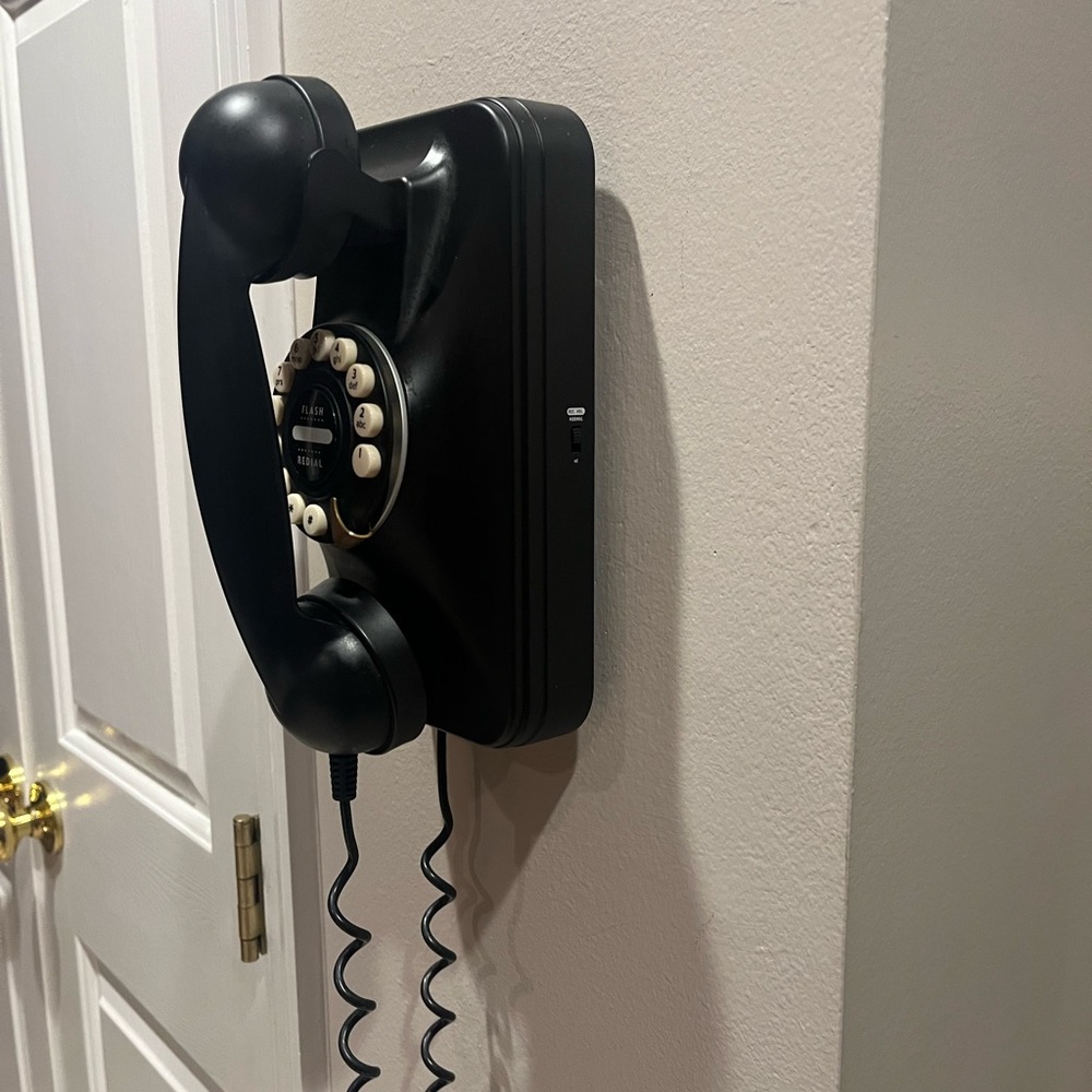 Pottery Barn Push-Button Dial Grand Wall Phone